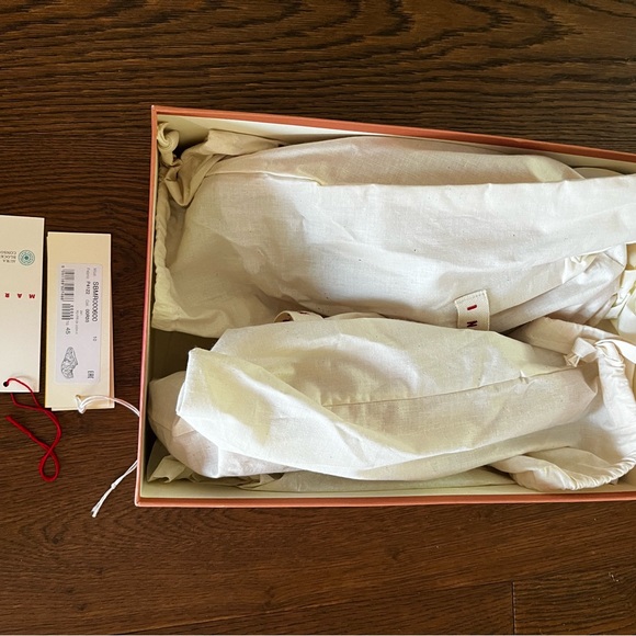 Marni Long Hair Orange Shoes NEW - Picture 5 of 5